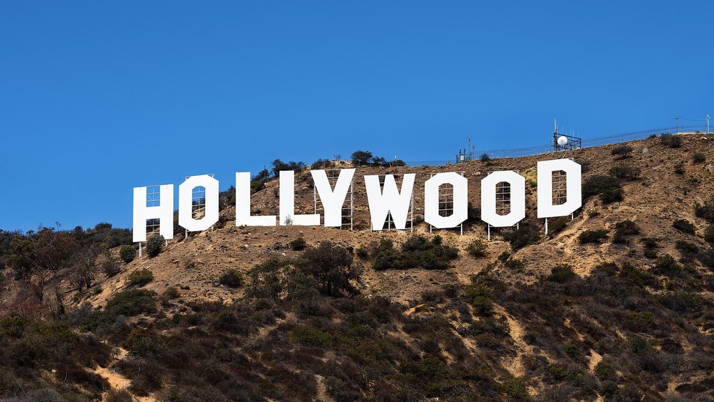 Hollywood-Schriftzug in den Hügeln von Los Angeles