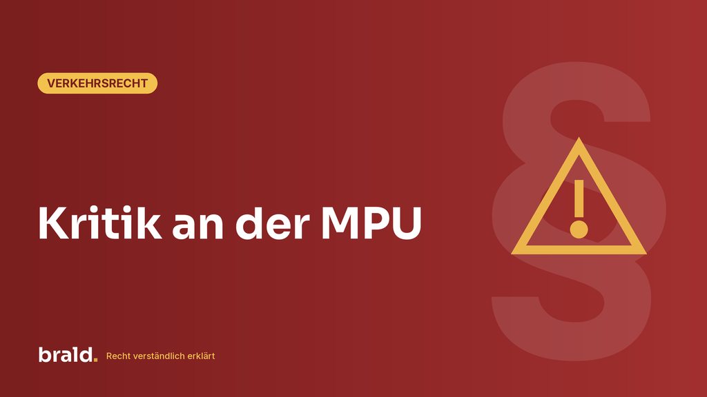Grafik zum Beitrag: Kritik an der MPU