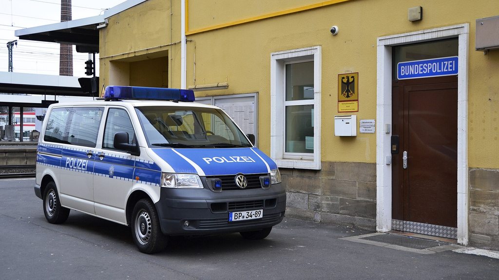 Gebäude der Bundespolizei am Bahnhof Fulda