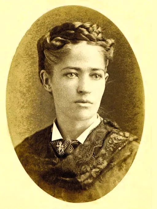 Historisches Porträt von Josephine Cochrane als junge Frau