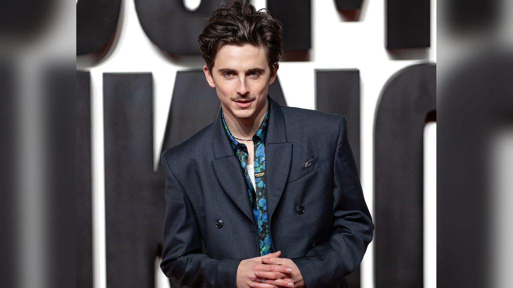 Timothée Chalamet bei einem Fototermin
